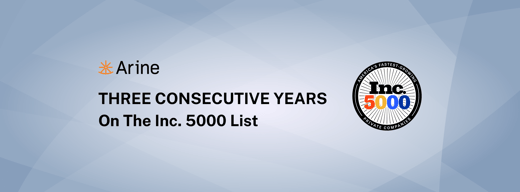 Arine Earns Third Consecutive Inc. 5000 Recognition as Demand for Medication AI Accelerates